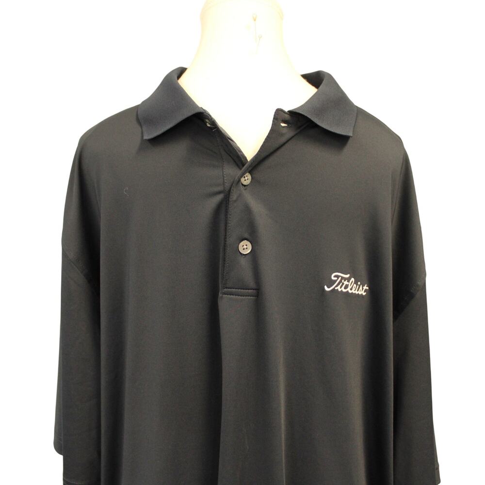 FootJoy Titleist Size XXL Golf Polo Shirt Men's Navy Blue Very Good